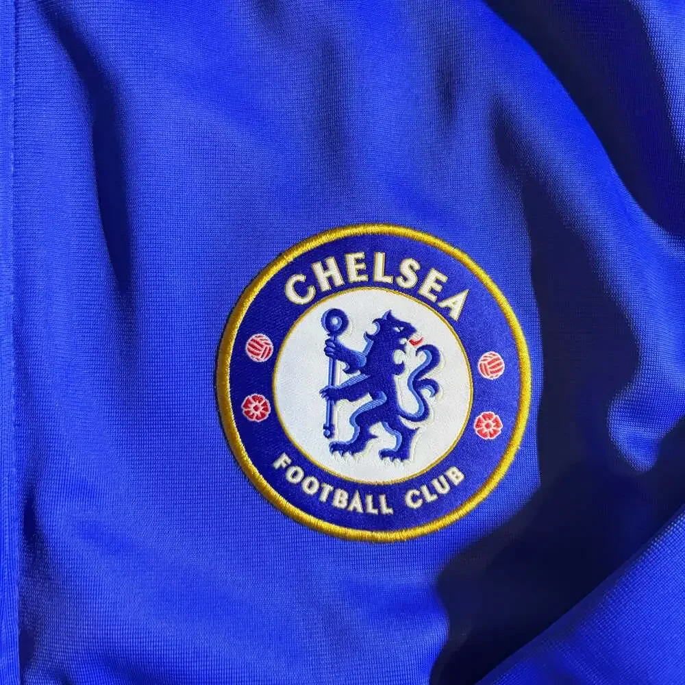 Chelsea FC Rhinox Official Licensed Full-Zip Track Jacket Blue White